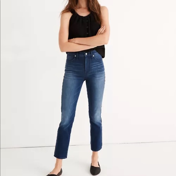 Madewell Stovepipe Jeans: Ribbon Tux Stripe Edition - Picture 2 of 10